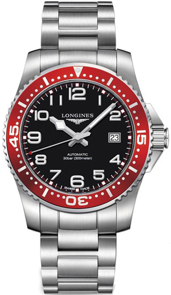 Longines HydroConquest Watches Mens Black  L36954596 Watch