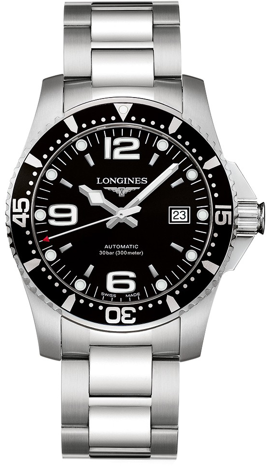 Longines HydroConquest Watches Mens Black Self winding Automatic L37424566 Watch