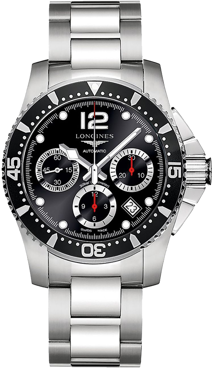 Longines HydroConquest Watches Mens Black Self winding Automatic L37444566 Watch