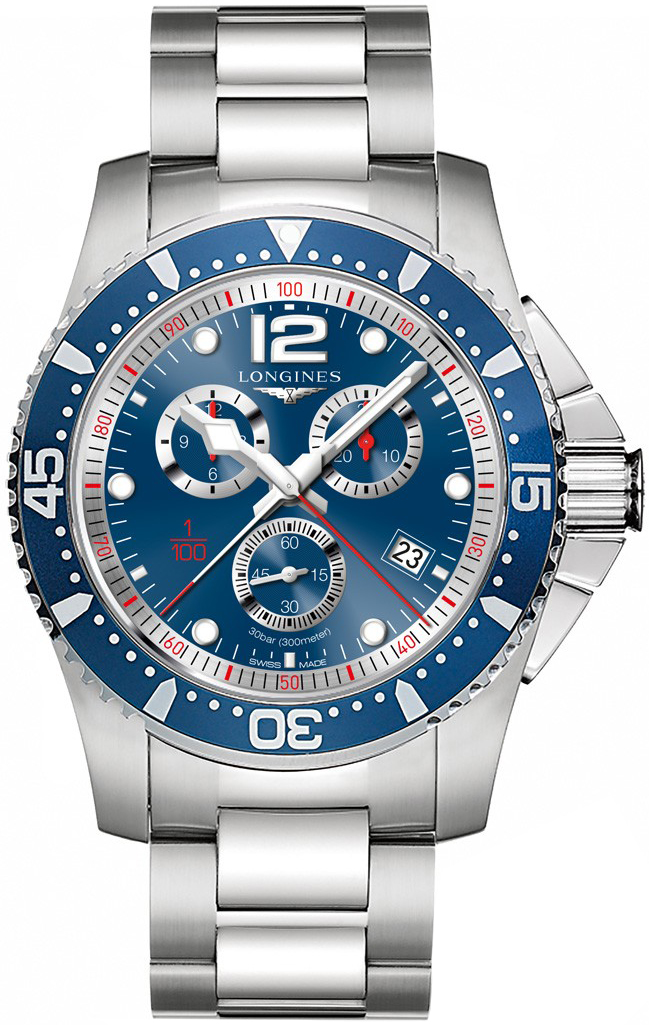 Longines HydroConquest Watches Mens Blue Battery Operated Quartz L38434966 Watch