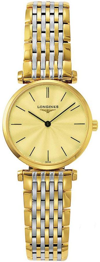Longines La Grande Classique Watches Ladies Champagne Battery Operated Quartz L42092427 Watch