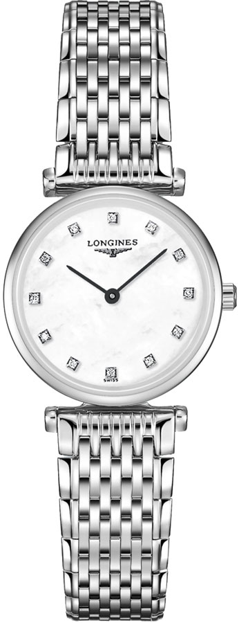Longines La Grande Classique Watches Ladies Diamonds Battery Operated Quartz L42094876 Watch