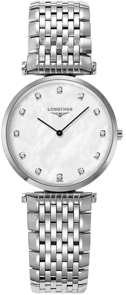 Longines La Grande Classique Watches Ladies White Battery Operated Quartz L45124876 Watch