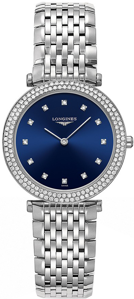 Longines La Grande Classique Watches Ladies Blue Battery Operated Quartz L45150976 Watch