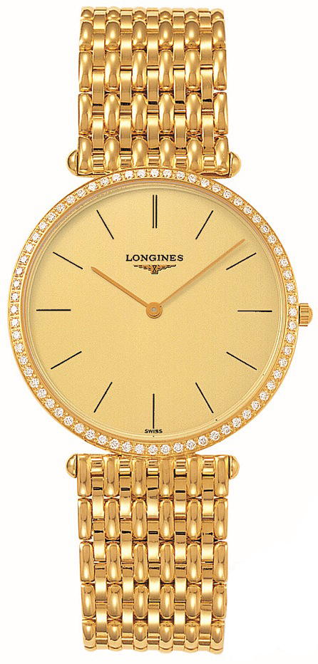 Longines La Grande Classique Watches Mens Gold Battery Operated Quartz L46917326 Watch