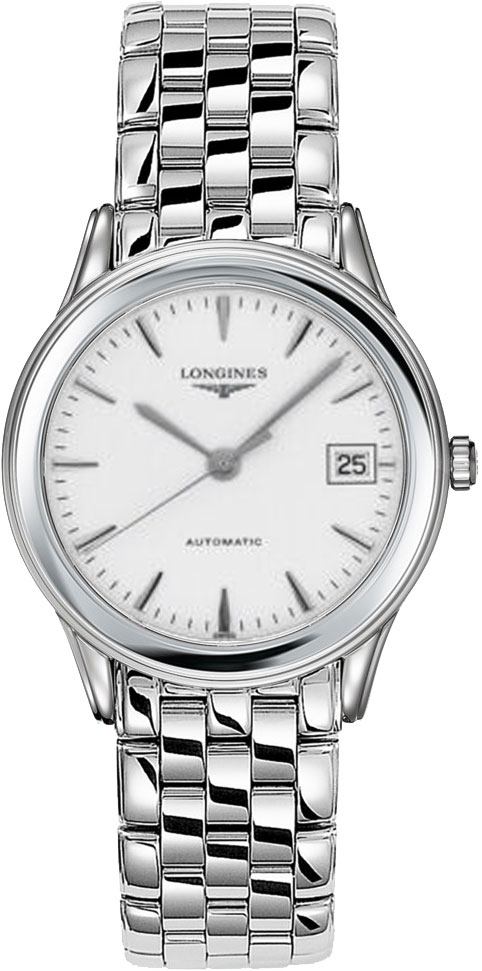Longines Flagship Watches Mens White Dial Self winding Automatic L47744126 Watch