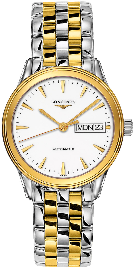 Longines Flagship Watches Mens White Self winding Automatic L47993227 Watch