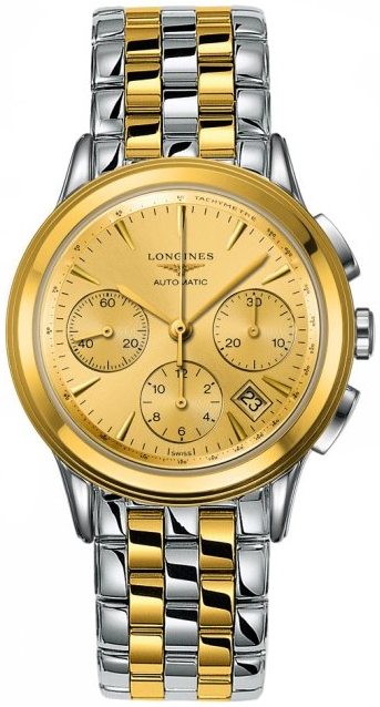 Longines Flagship Watches Mens Champagne Self winding Automatic L48033327 Watch