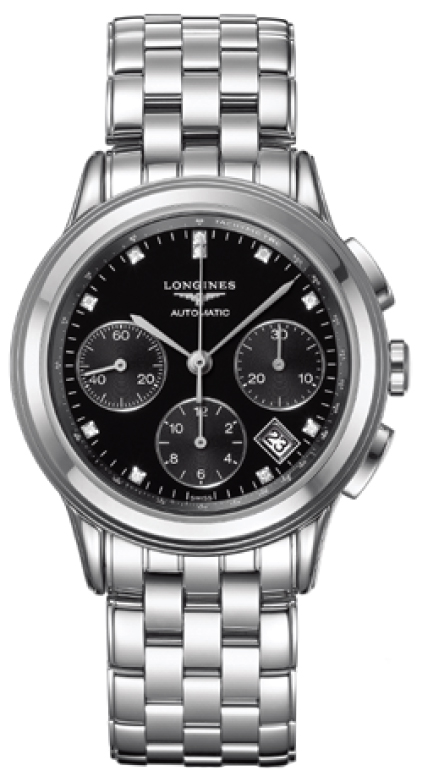 Longines Flagship Watches Mens Black Self winding Automatic L48034576 Watch