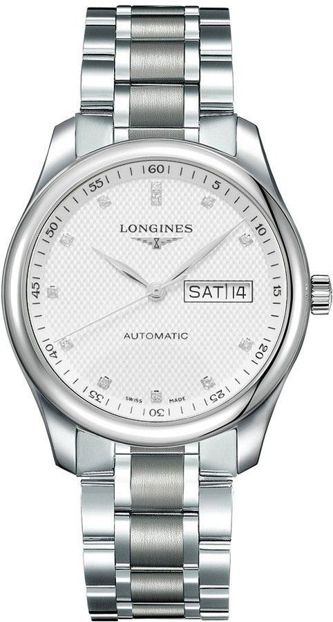 Longines Master Collection Watches Mens Textured Silver Self winding Automatic L27554776 Watch