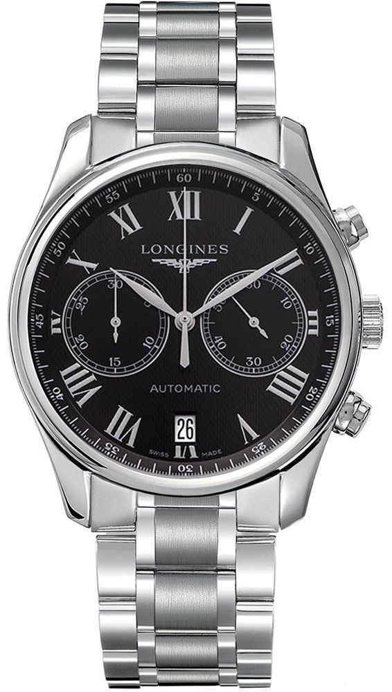 Longines Master Collection Watches Mens Black Self winding Automatic L26294516 Watch