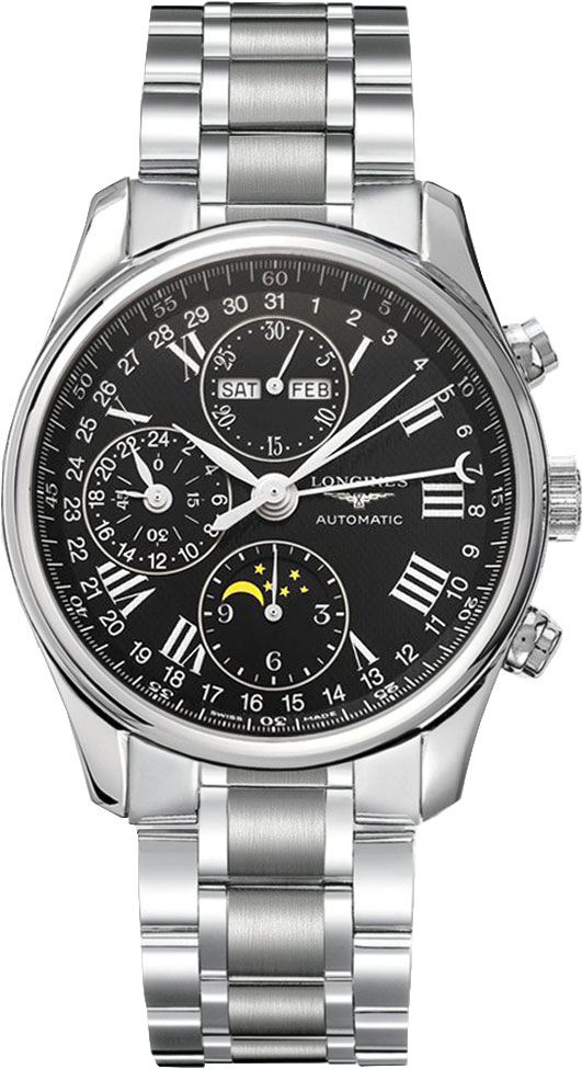 Longines Master Collection Watches Mens Black Self winding Automatic L26734516 Watch