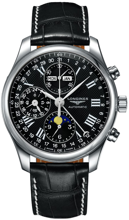 Longines Master Collection Watches Mens Black Self winding Automatic L26734517 Watch