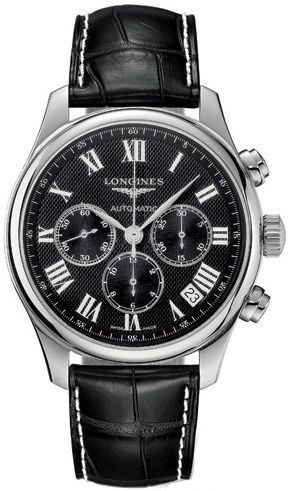 Longines Master Collection Watches Mens Black Self winding Automatic L26934517 Watch