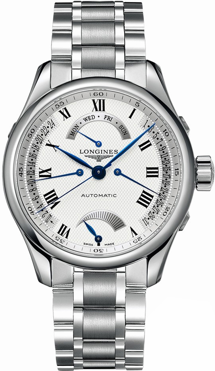 Longines Master Collection Watches Mens Guilloche Silver Self winding Automatic L27144716 Watch