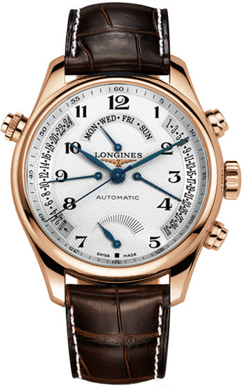 Longines Master Collection Watches Mens Guilloche Silver Dial Self winding Automatic L27168783 Watch