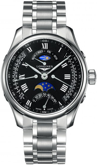 Longines Master Collection Watches Mens Black Self winding Automatic L27394516 Watch