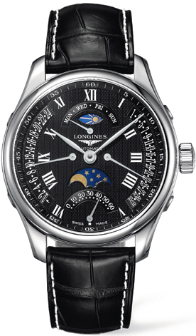 Longines Master Collection Watches Mens Black Self winding Automatic L27394517 Watch