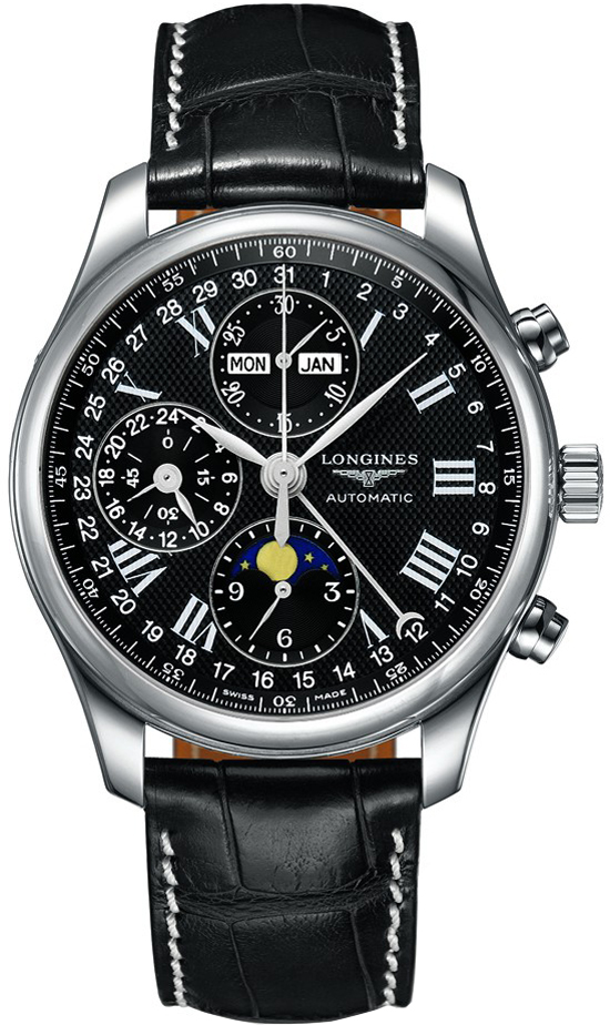 Longines Master Collection Watches Mens Black Self winding Automatic L27734517 Watch