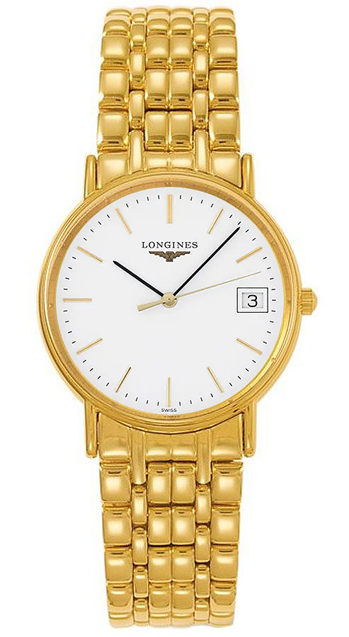 Longines Presence Watches Mens White Battery Operated Quartz L47202128 Watch