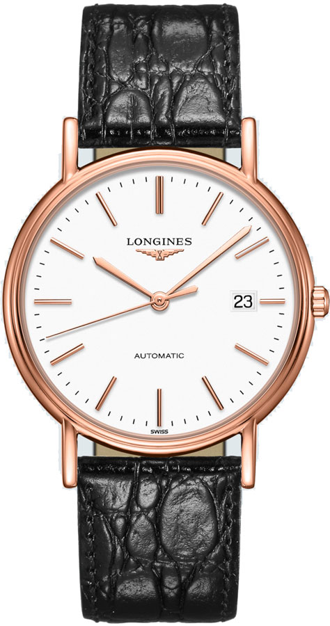 Longines Presence Watches Mens Matte White Self winding Automatic L49211122 Watch