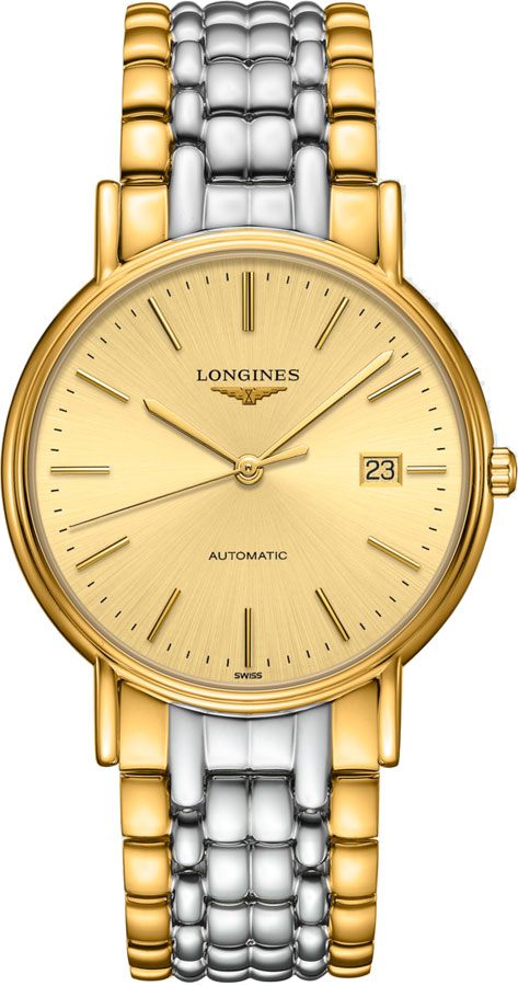 Longines Presence Watches Mens Gold Self winding Automatic L49212327 Watch