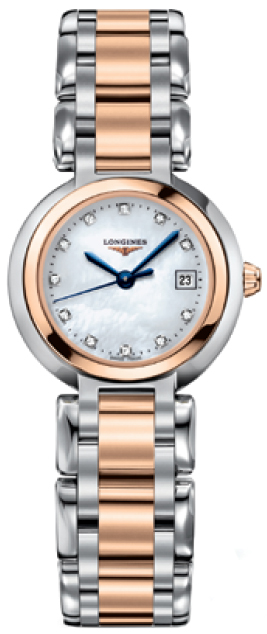 Longines Primaluna Watches Ladies White Mother of Pearl Battery Operated Quartz L81105876 Watch