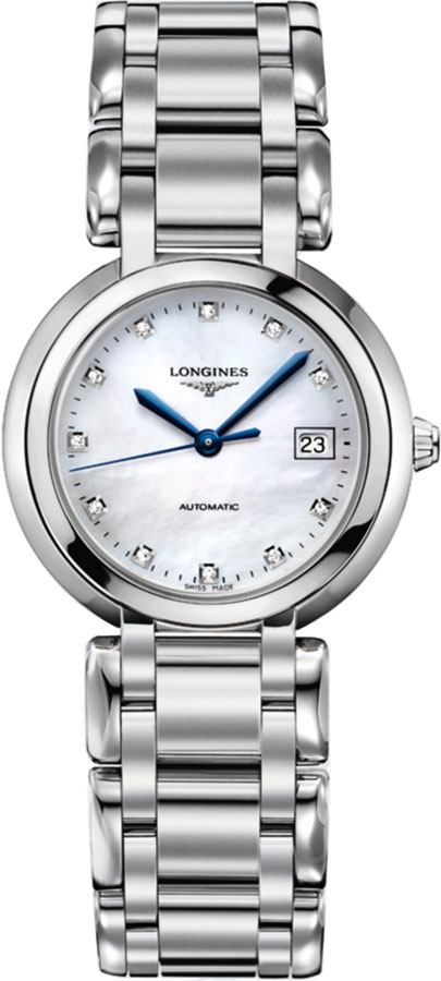 Longines Primaluna Watches Ladies Pearl White Self winding Automatic L81134876 Watch