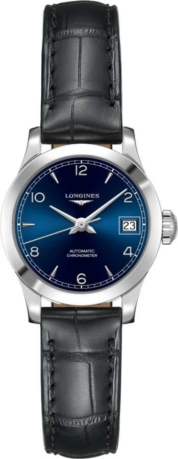 Longines Record Watches Ladies Sunray Blue Self winding Automatic Chronometer L23204962 Watch