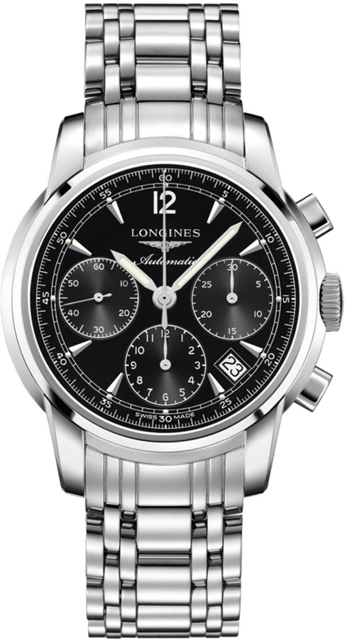 Longines The Saint-Imier Watches Mens Black Self winding Automatic L27524526 Watch
