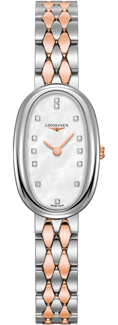Longines Symphonette Watches Ladies Mother of Pearl White Battery Operated Quartz L23055877 Watch