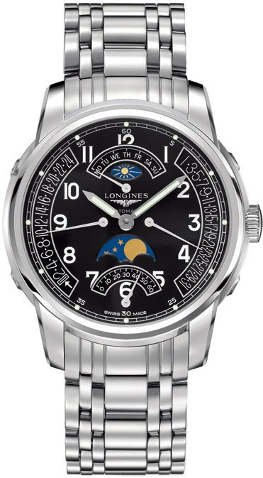 Longines The Saint-Imier Watches Mens Black Self winding Automatic L27644536 Watch
