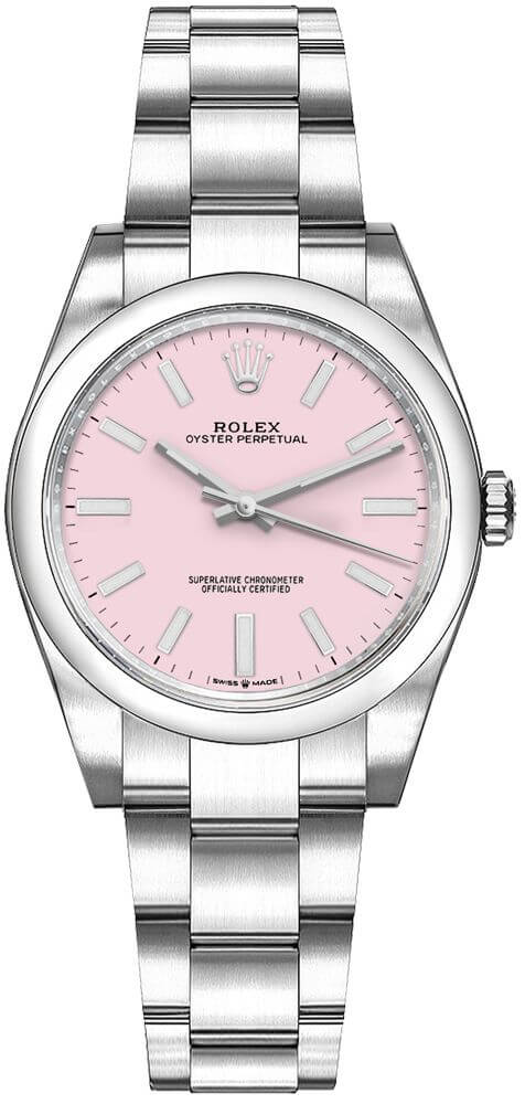 Rolex Oyster Perpetual Watches Ladies Pink Self winding Automatic 277200-0009 Watch