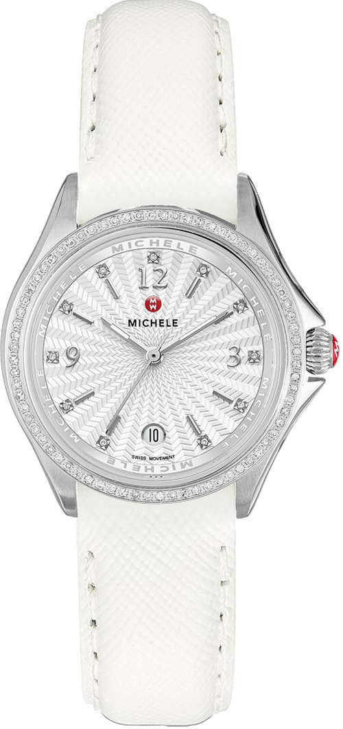 Michele Belmore Watches White Battery Operated Quartz MWW29A000006 Watch