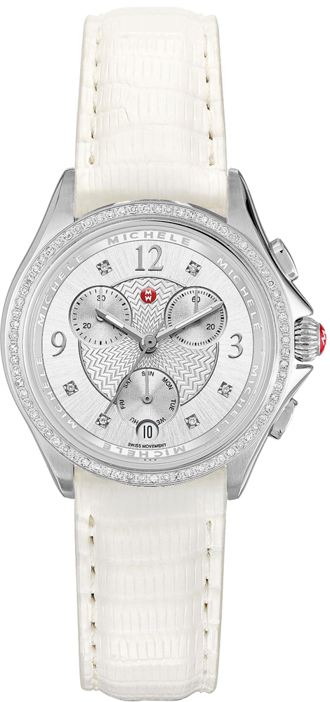 Michele Belmore Watches Silver Battery Operated Quartz MWW29B000003 Watch