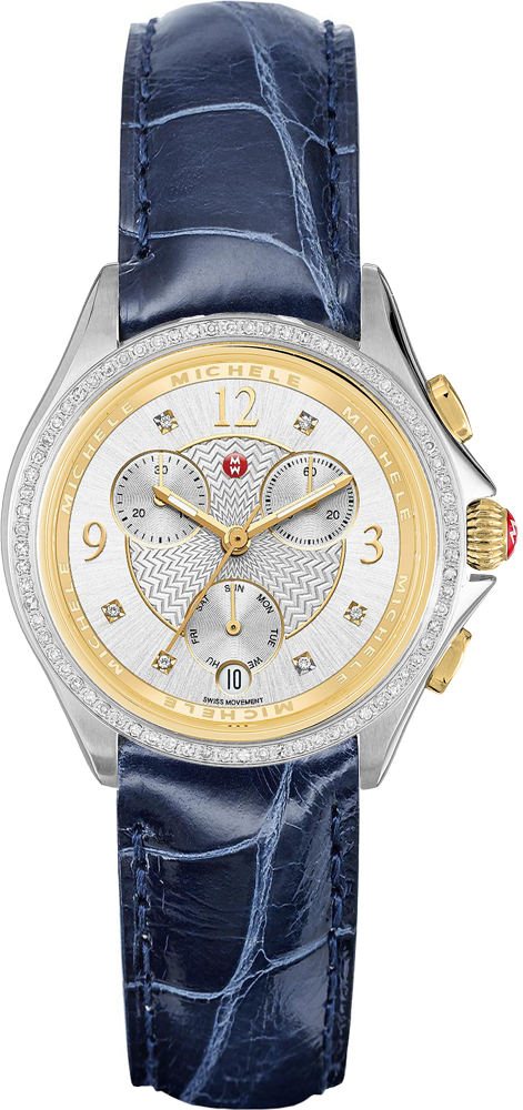 Michele Belmore Watches Silver Battery Operated Quartz MWW29B000007 Watch