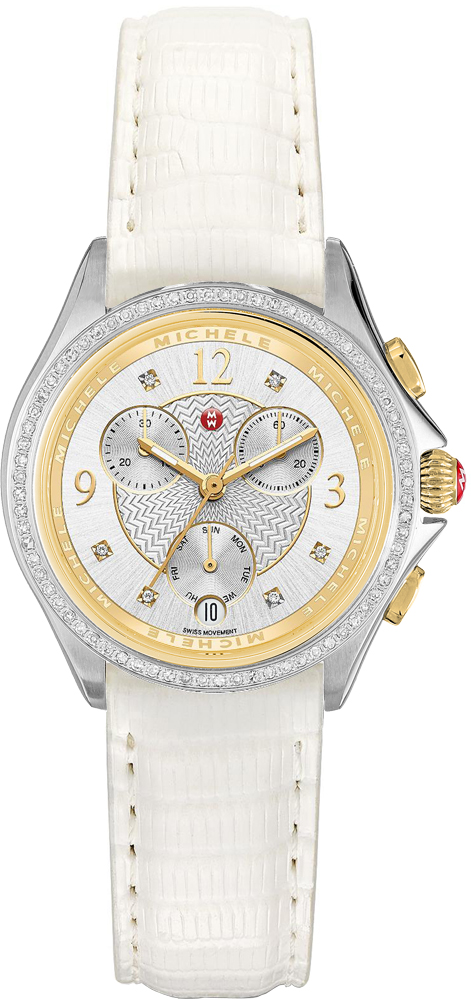Michele Belmore Watches Silver Battery Operated Quartz MWW29B000008 Watch