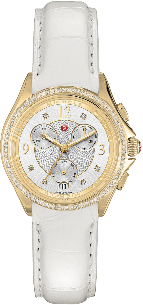 Michele Belmore Watches Silver Battery Operated Quartz MWW29B000010 Watch