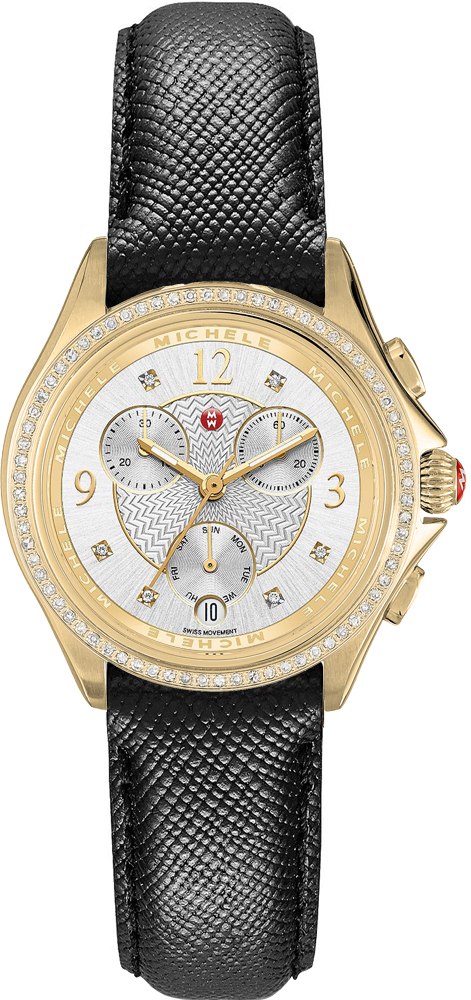 Michele Belmore Watches Silver Battery Operated Quartz MWW29B000011 Watch