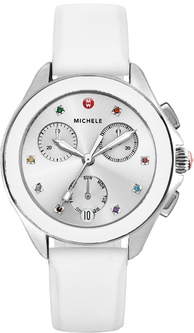 Michele Cape Watches  Silver Battery Operated Quartz MWW27C000001 Watch