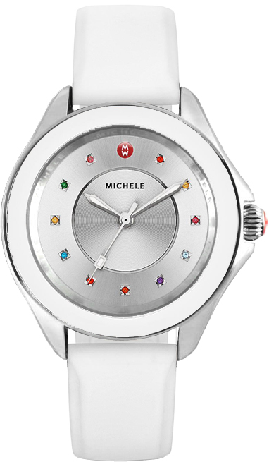 Michele Cape Watches Ladies Silver Battery Operated Quartz MWW27A000007 Watch