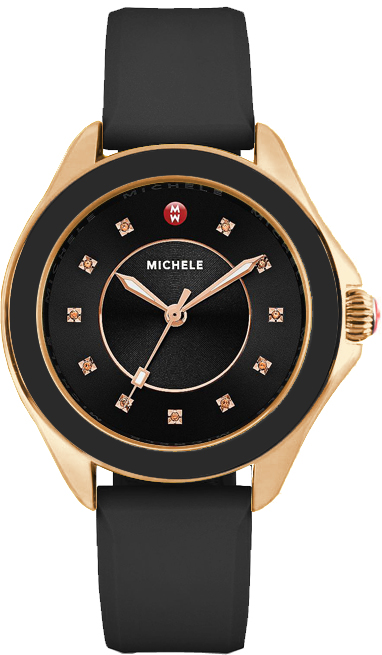 Michele Cape Watches  Black Battery Operated Quartz MWW27A000020 Watch