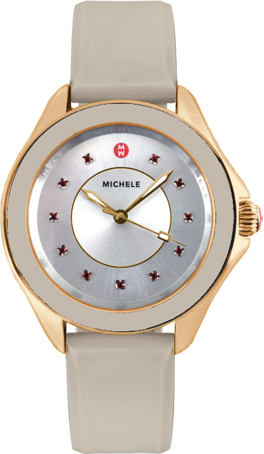 Michele Cape Watches  Brown Battery Operated Quartz MWW27A000023 Watch