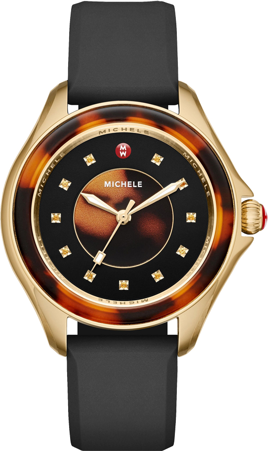 Michele Cape Watches  Black Battery Operated Quartz MWW27A000027 Watch