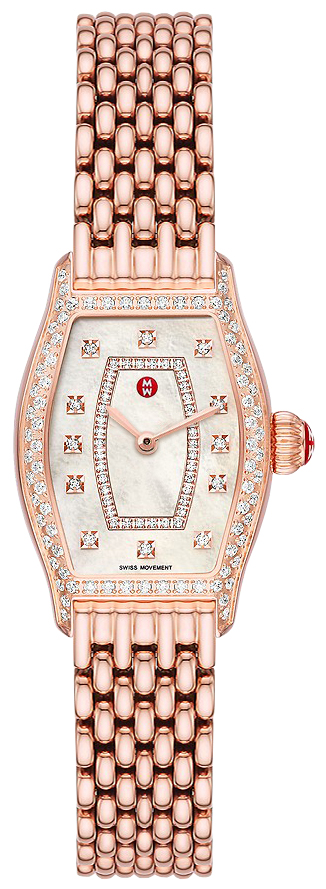 Michele Coquette Watches Ladies Pearl White Battery Operated Quartz MWW08A000243 Watch