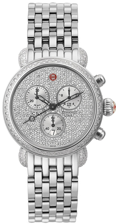 Michele CSX Watches Diamonds Battery Operated Quartz MWW03C000212 Watch