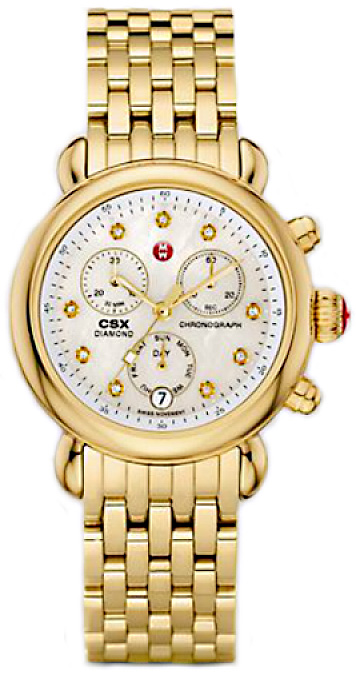 Michele CSX Watches  Pearl White Battery Operated Quartz MWW03M000201 Watch
