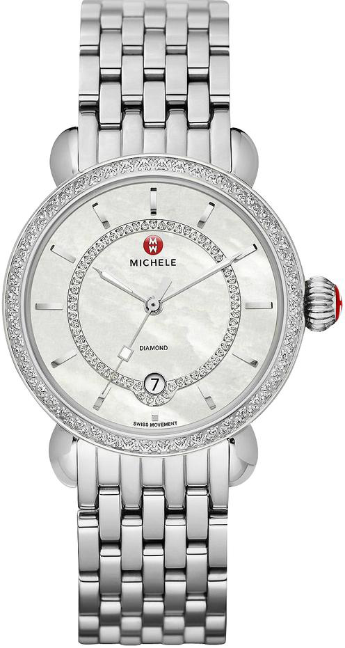 Michele CSX Watches  Pearl White Battery Operated Quartz MWW03T000035 Watch