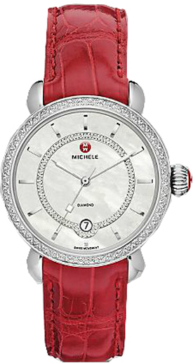 Michele CSX Watches  Pearl White Battery Operated Quartz MWW03T000037 Watch