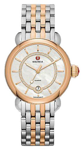 Michele CSX Watches  Pearl White  MWW03T000066 Watch